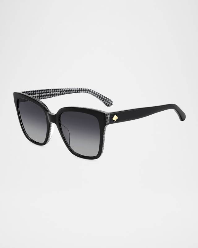 kiya square acetate sunglasses